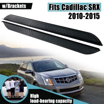 2PCS Running Boards Side Steps For Cadillac SRX 2010-2015 Fixed Pedals Nerf Bars — 第 1/4 张图片