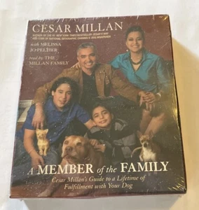 A Member of the Family Cesar Millan CD Audiobook Set 5 Discs NEW Dog Fulfillment - Imagen 1 de 2