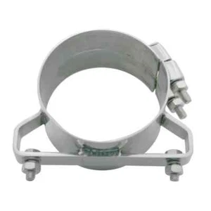 UPI Universal Stainless 8" Wide Band Exhaust Clamp - Picture 1 of 3