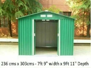 Metal Garden Shed 6 X 4, 8 X 4, 8 X 6, 10 X 8 Garden Storage WITH FREE BASE New - Picture 1 of 21