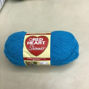 Red Heart yarn shimmer turquoise - - Picture 1 of 2