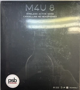 Nuevos auriculares inalámbricos PSB M4U 8 HD (negro azabache) - Imagen 1 de 5
