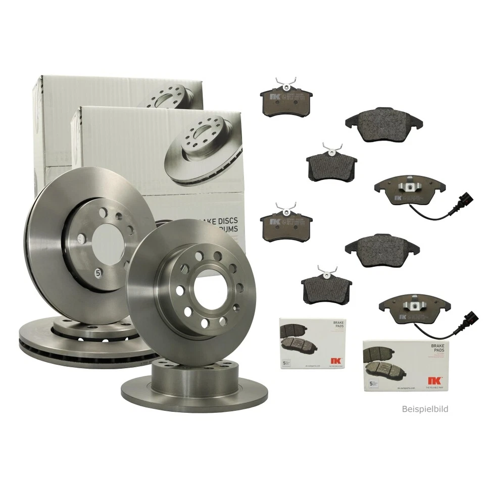 NK Bremsenset vorne + hinten Bremsscheiben + Bremsbeläge HYUNDAI ix20  - Bild 1 von 4