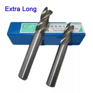 Extra Long 2mm - 32mm 3 Flute HSS & Aluminium End Mill Cutter CNC Bit - Picture 1 of 5