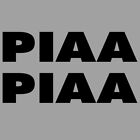 PIAA X2 PAIR STICKERS BLACK GRAPHICS DECAL STICKER OFFROAD 4X4