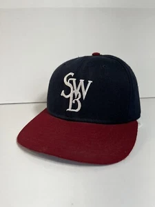 Vintage Scranton-Wilkes Rail Riders DELONG Hat Size 7 Minor League Made In USA! - Picture 1 of 9