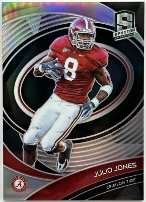 2022 Panini Chronicles Draft Picks - Spectra #46 Julio Jones Crimson Tide - Image 1 of 2