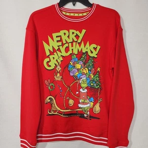 The Grinch Merry Christmas Damen kleines Sweatshirt - Bild 1 von 6