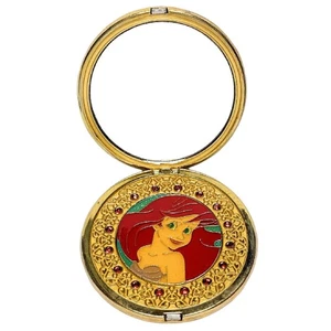 Disney Store Exclusive Princess Ariel Compact Mirror Pin 2008 Collectible MIP - Picture 1 of 6