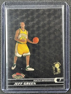 JEFF GREEN 2007-08 TOPPS STADIUM CLUB #105 ROOKIE BLACK SUPERFRACTOR RC 30/50 - Image 1 of 2