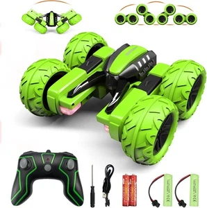 Remote Control Car for Kids 3-12 Years Old, Birthday Gift Headlight, Green - Picture 1 of 7