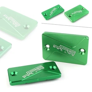 Front Rear Brake Reservoir Fluid Covers Caps Fit Kawasaki KLX125 150S KLX250 300 - Picture 1 of 11
