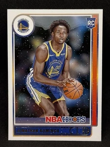 Jonathan Kuminga 2021-22 NBA Hoops #219 Rookie (RC) Winter Parallel - Warriors - Picture 1 of 2
