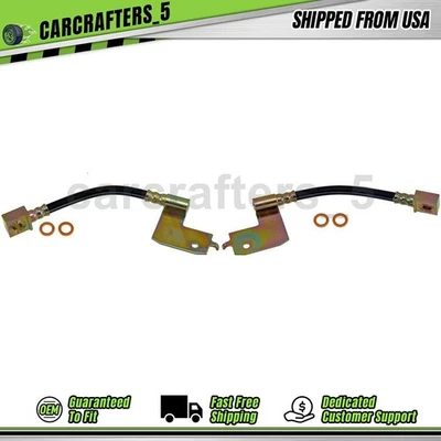 2 mangueras hidráulicas de freno trasero para Jeep Grand Cherokee 1994-1998 4,0 L Foto 1 de 4