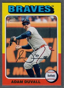 2024 Topps Heritage High Number Adam Duvall Mini #576 Braves SP - Picture 1 of 2