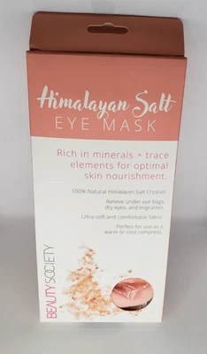 Beauty Society гималайская соляная маска для глаз новая в коробке - Изображение 1 из 2