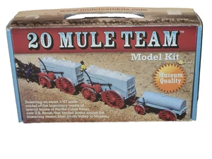 20 Mule Team Miniature Model Kit 1:67 Scale Skill Level 3 Museum Quality New - Picture 1 of 11