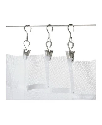 RIKTIG 窗帘钩带夹子,24 包,银色,* 新 * * 免费送货* — 第 1/3 张图片