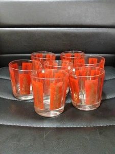 Set 7 bicchieri da whisky da donna 3,5" Highball Mcm vintage Culver danza tailandese - Foto 1 di 8