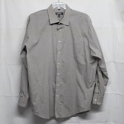 Мужская сорочка Kenneth Cole Reaction XXL 18-18,5 36/37 без железа с длинным рукавом - Изображение 1 из 4