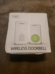 Wireless Doorbell Long Range Alarm Ring Home Security Chime LED 30 Ringtones - Picture 1 of 6