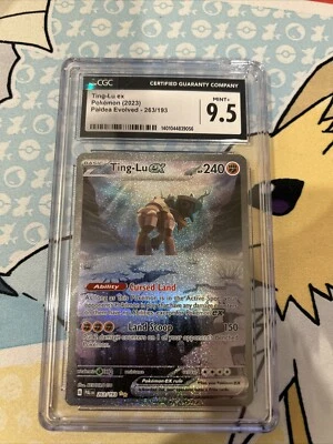 Ting-Lu ex 263/193 Sv02: Paldea Evolved Holo CGC 9.5 - Image 1 of 2