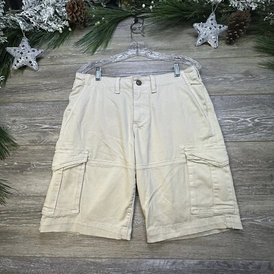 Шорты карго мужские размер 31 хаки карманы эластичные классические на колене - Изображение 1 из 4