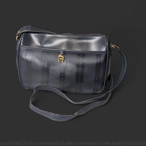 Vintage 80er Jahre ETIENNE AIGNER Leder Schultertasche Handtasche - Bild 1 von 11