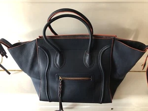 Original CELINE Phantom bag, large, dunkelblau/orange - Bild 1 von 8