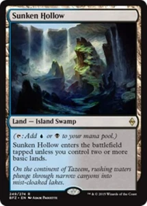 MTG - SUNKEN HOLLOW - Battle for Zendikar (R) - Foto 1 di 1