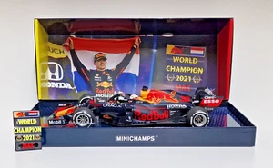 Modell Auto 1:18 F1 MINICHAMPS Red Bull Honda RB16B Verstappen Abu Dhabi 2021 - Bild 1 von 12