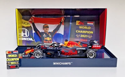 MODELLINO AUTO 1:18 F1 MINICHAMPS RED BULL HONDA RB16B VERSTAPPEN ABU DHABI 2021 - Immagine 1 di 4