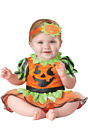 Girls Baby Toddler Pumpkin Patch Princess Food Halloween Fancy Dress Costume