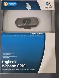 logitech webcam C210 VGA 1.3MP photos works on multiple platforms - Picture 1 of 9