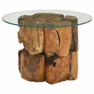 Coffee Table with Driftwood Base vidaXL - Picture 1 of 17
