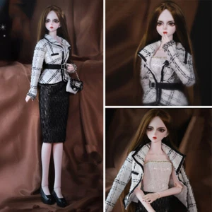 62cm 1/3 Ball Jointed Girl BJD Doll Clothes Shoes Wig Makeup Full Set Outfits - Picture 1 of 9