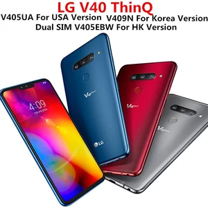 Original LG V40 ThinQ V405UA 64GB V409N V405EBW 128GB Unlocked 4G Smartphone - Photo 1 sur 20
