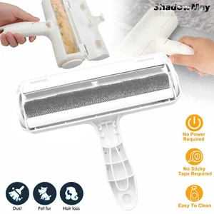 Tierhaarentferner Hund Katze Reinigungsbürste Wiederverwendbar Haar Fussel Roller Sofa Kleidung  - Bild 1 von 9