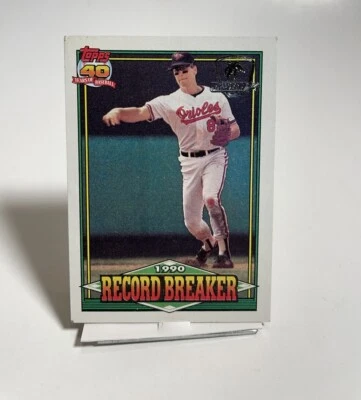 1991 Topps Desert Shield #5 Record Breaker Cal Ripken Jr. Orioles Baseball Card - Изображение 1 из 2