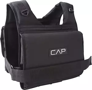 CAP Barbell Short Adjustable Weighted Vest 20 Lb Vests Strength Training Fitness - Picture 1 of 4