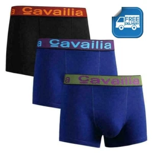 Herren Cavailia Hipster Stil Unterwäsche Gummizug Boxer Cotton Rich Short H-14 - Bild 1 von 1