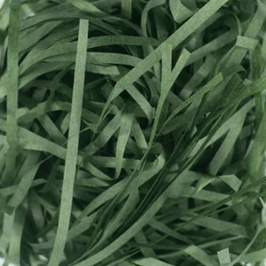 Green Basket Filler Shredded Paper,Crinkle Cut Paper Shred Filler Raffia Grass T - Picture 1 of 4