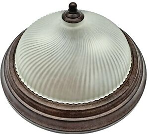 Westinghouse Flush Mount Two Light Ceiling Fixture Interior Sienna Finish 64308