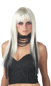 Sexy Gothic Punk Rock Chopstix Cosplay Adult Costume Wig - Picture 1 of 1