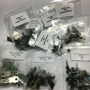 Transistors MPS L01, L51,4891,5518,6518,6520, 2N 6109,3904,3906,3393,2222, 5089 - Picture 1 of 13
