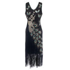 1920s Great Gatsby Charleston Fringed Sequin Flapper Women Party Christmas Dress