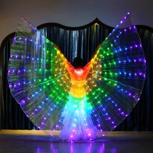 Bauchtanz LED Isis Wings Leuchten Leuchten Flügel Show ägyptisches Performance-Kostüm - Bild 1 von 5
