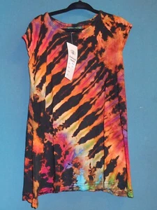 KATHMANDU IMPORTS - NEPAL FAIR TRADE Girl's HANDMADE TIE DYE TANK TOP - Picture 1 of 6