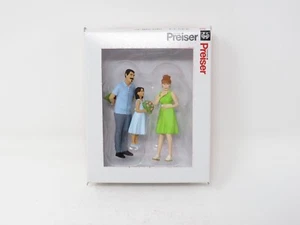 Preiser G 44934 Conjunto de figuras sorpresa familiar flores mamá papá hija personas - Imagen 1 de 6