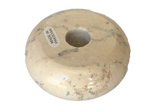 NEU ALTER LAGER 2,5" Durchmesser Marmor Donutform Lampe Abstandhalter Bruchlampe Teil-BOTTICINO - Bild 1 von 4